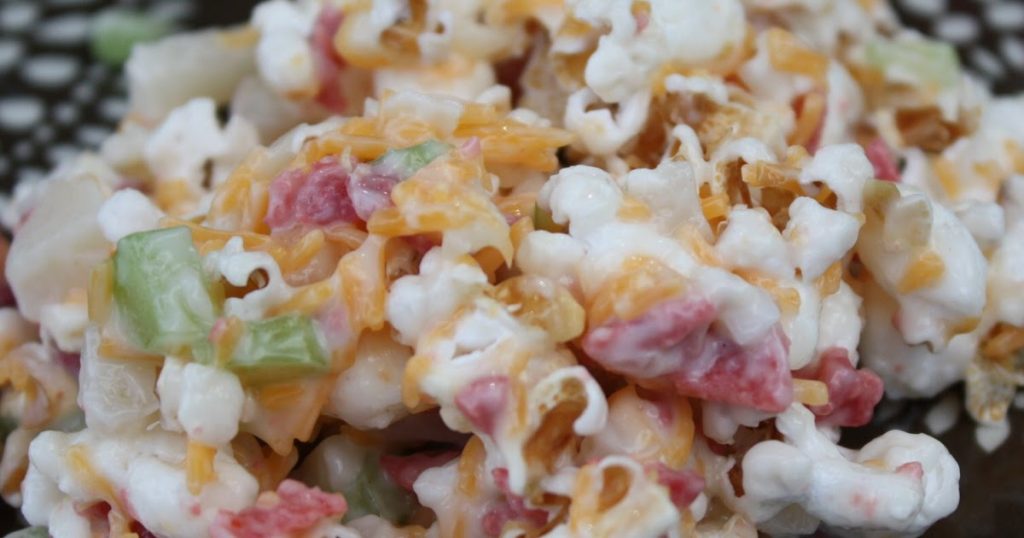 Popcorn Salad close-up